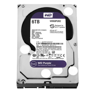 WD Purple 6TB Surveillance Internal Hard Drive for DVR & NVR Systems