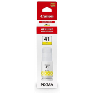 Canon GI-41 Yellow Ink Bottle 70ml High Yield Genuine Ink for PIXMA G Series Printers, Up to 7,700 Color Pages