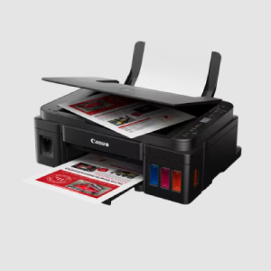 Canon PIXMA G3410 Wireless Color Multifunction Printer, Print Copy Scan, Refillable Ink Tank System, Wi-Fi Mobile Printing