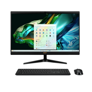 Acer Aspire C 24 All-in-One (C24-1750)- Intel Core I5-1240P- 8GB DDR4 Ram- 512GB SSD- Intel UHD Graphics- 23.8" Inch FHD- Dos- 1 Year Warranty-Black