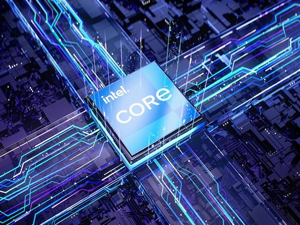 Closeup of Intel® Core™ processor