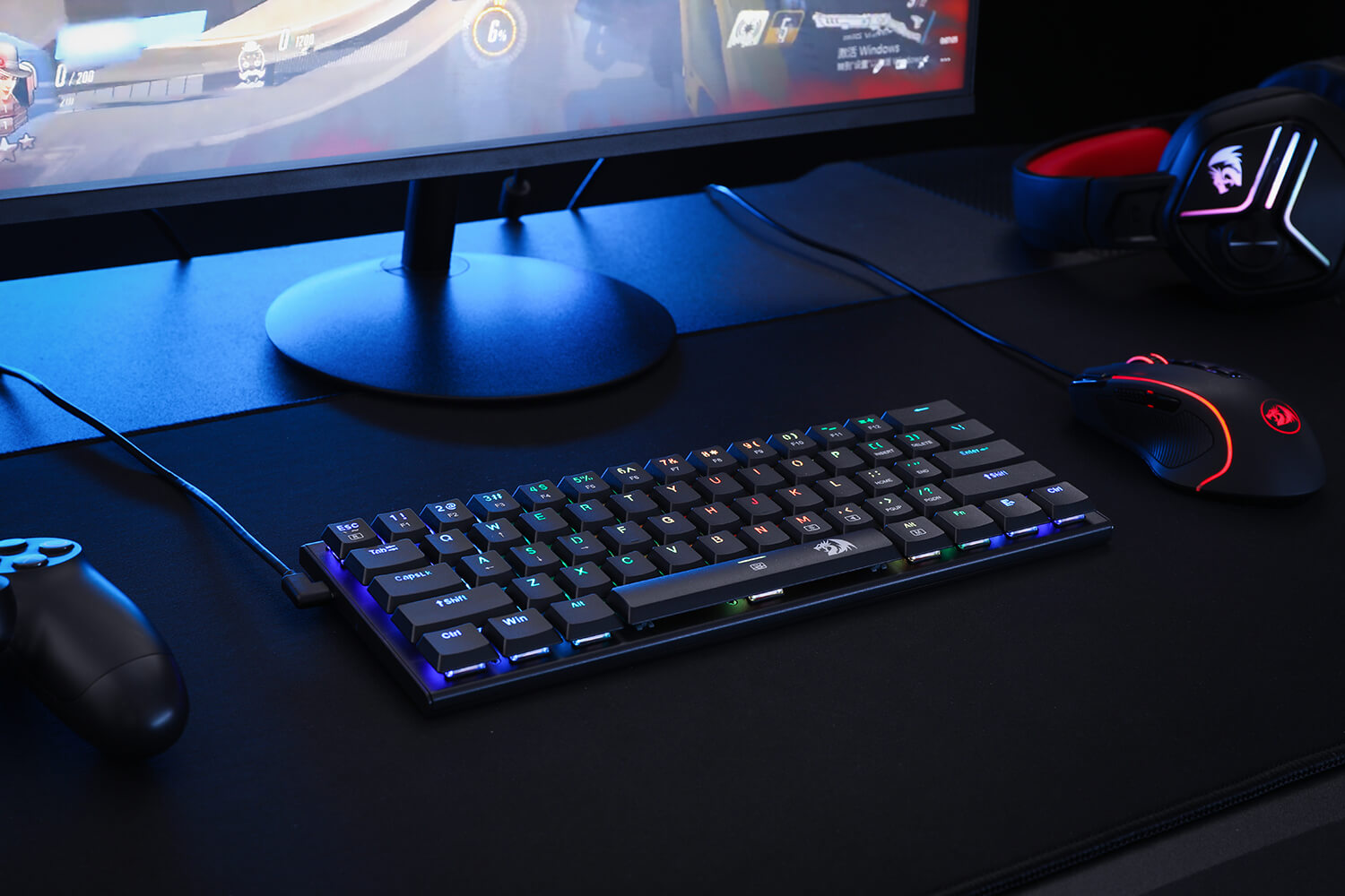 Redragon K614 Anivia 60% Ultra Thin Wired Mechanical Keyboard