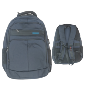 NUOXIYA 0203 Laptop Backpack 15.6 Inch – Durable & Stylish School Bag with USB Port – Dark Blue
