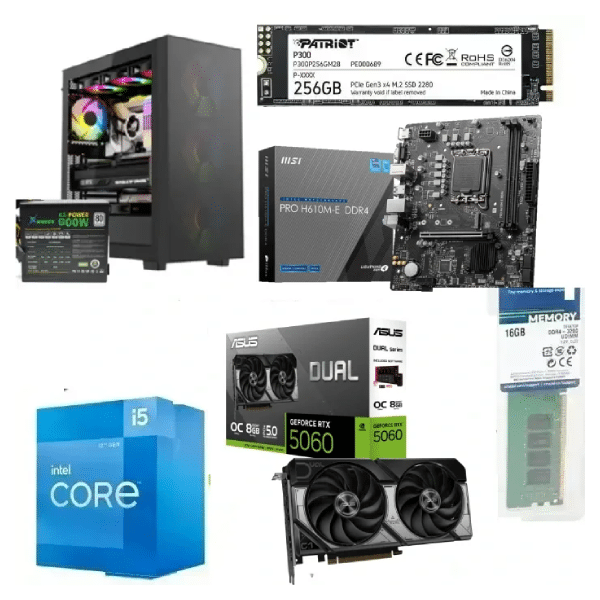 PC Gaming Bundle Intel Ci5-12400F