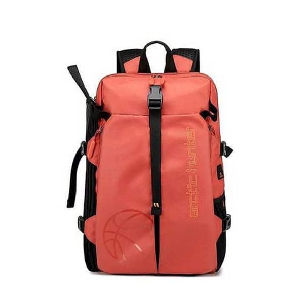 Arctic Hunter B00391 Basketball Sport Business Large Capacity Travel Waterproof Laptop Backpack – Orange