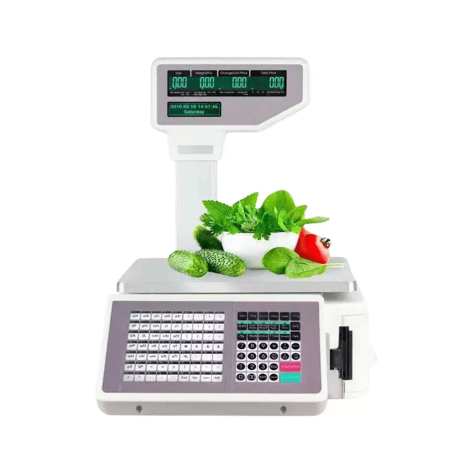 tma barcode scale with printer