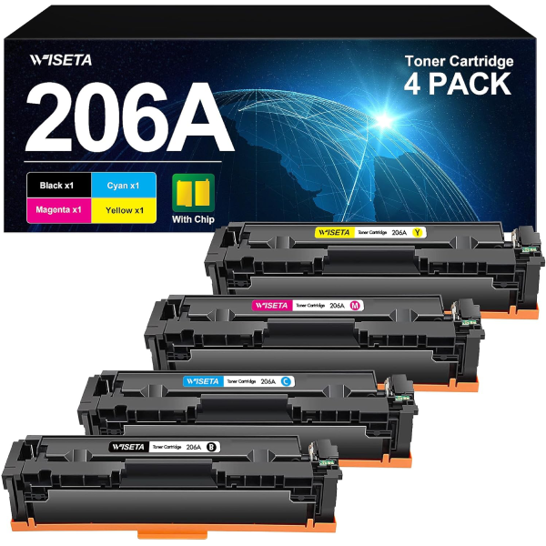 206A Toner Cartridges 4 Pack Compatible