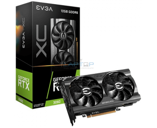 Evga 12G-P5-3657-KR GeForce RTX 3060 XC Gaming 12GB GDDR6 Dual-Fan Metal Backplate Graphic Card