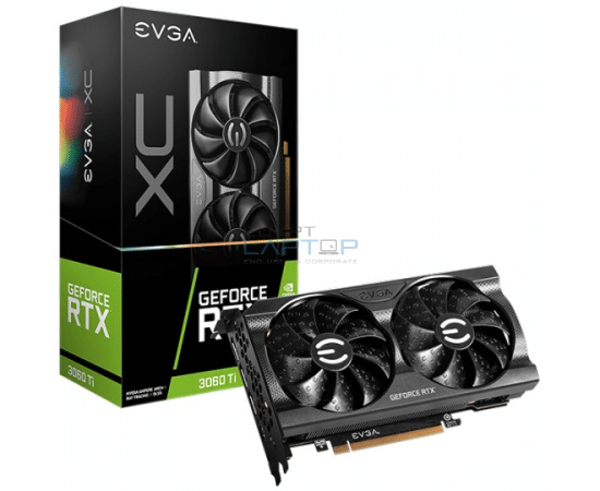 Evga 08G-P5-3663-KL GeForce RTX 3060 Ti XC Gaming 8GB GDDR6 Dual-Fan Metal Backplate LHR Graphic Card