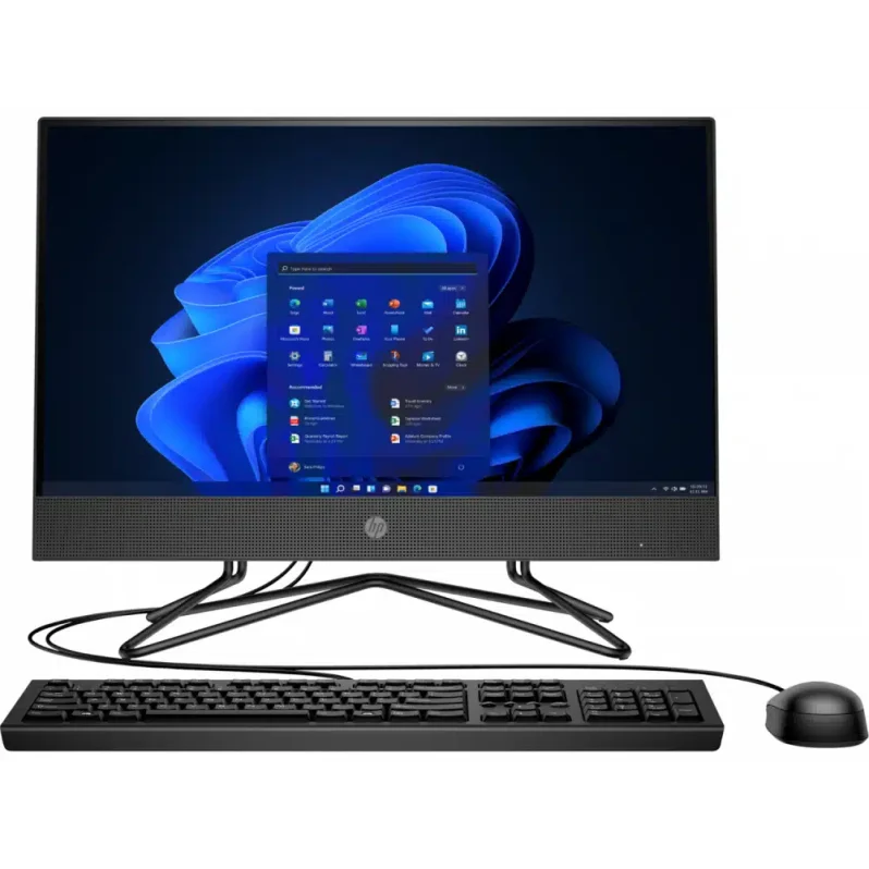 HP ALL IN ONE 200 G4 22 Computer, 21.5 Inch, Intel Core i3-10110U, 1TB HDD, 4GB Ram, Intel UHD Graphics Built In, Dos, Grey - 9UG59EA