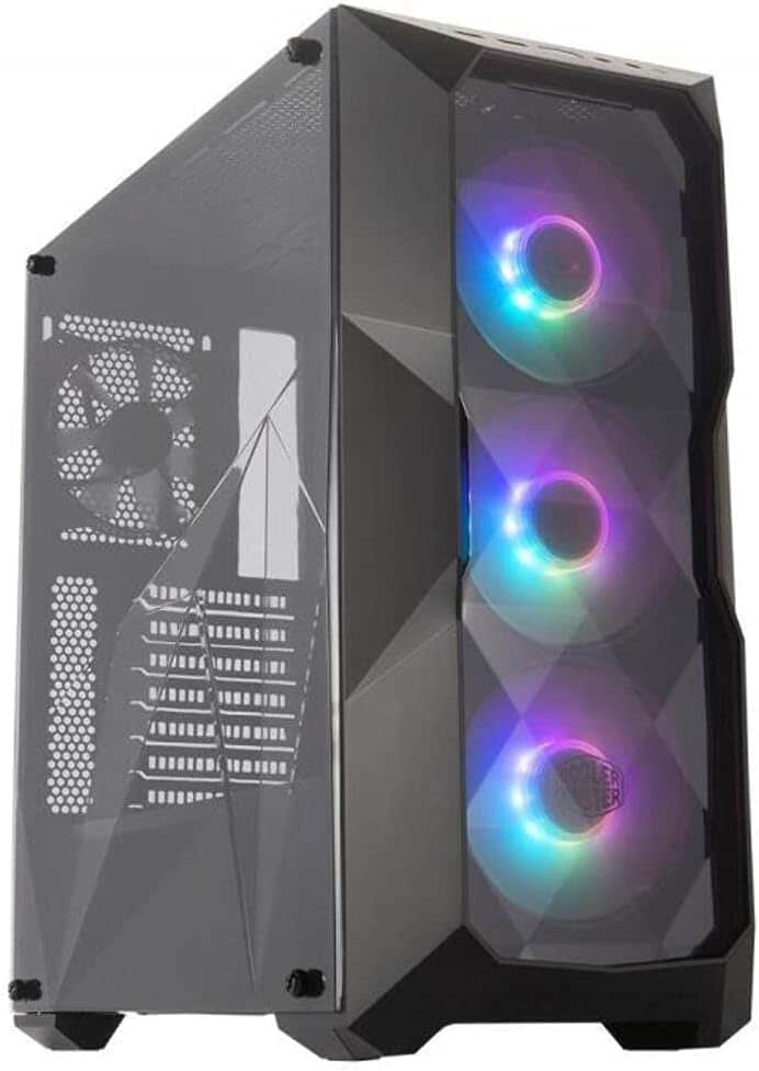 Cooler Master MasterBox TD500 Crystal TG Mid Tower ATX Case Black