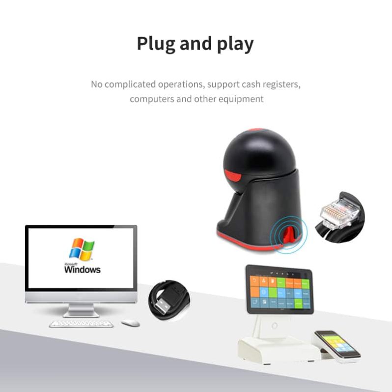 desktop barcode scanner syble XB-8500 - Image 5