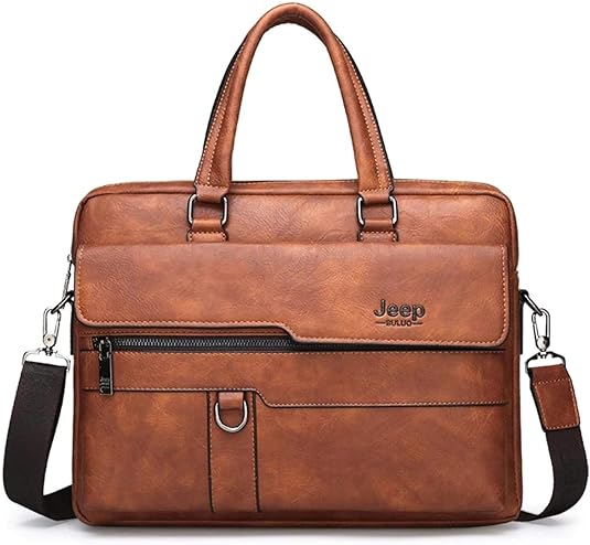 Jeep Buluo Bag For Men,Brown - Laptop Briefcases