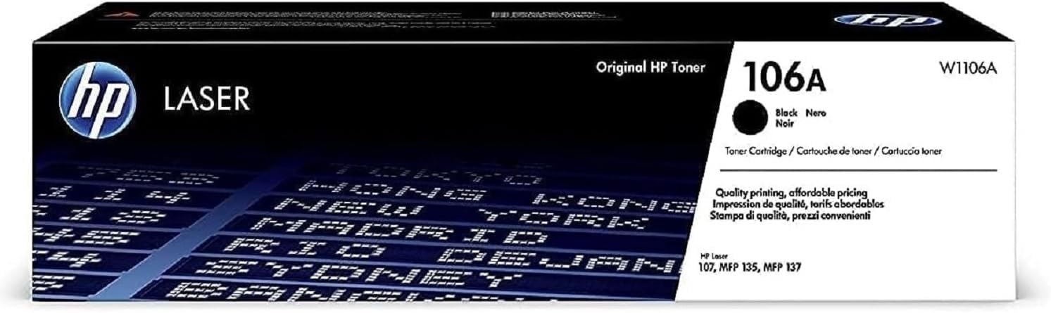 HP 106A Black Laser Toner Cartridge
