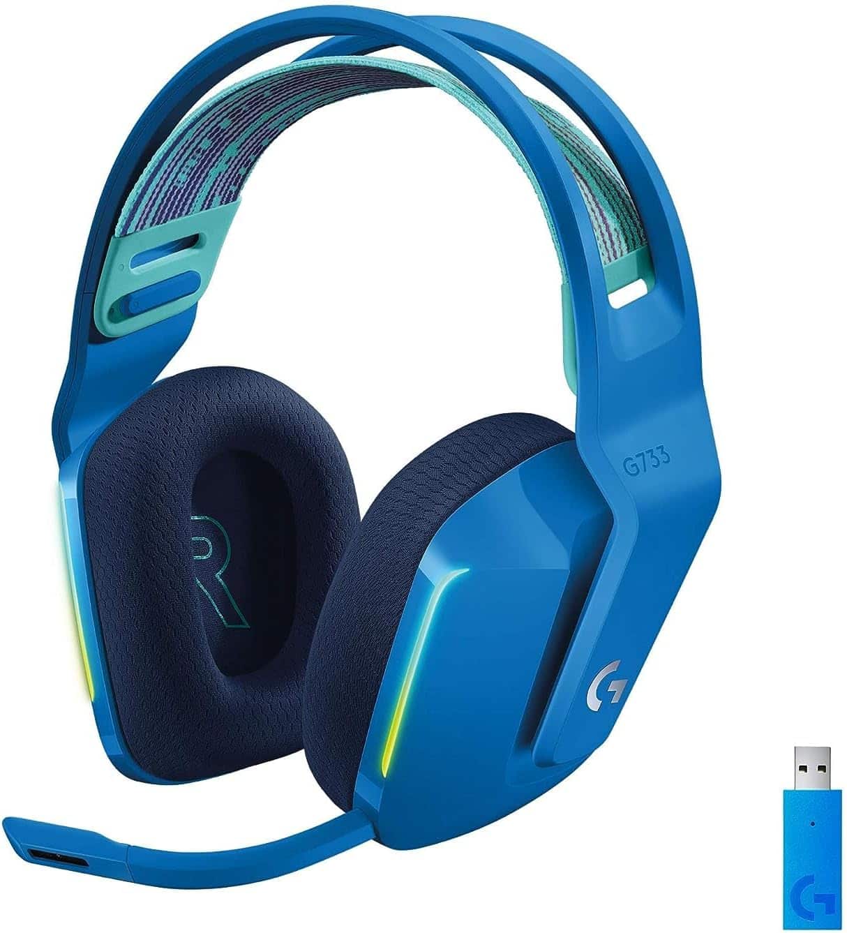 Logitech g733 lightspeed wireless rgb gaming headset
