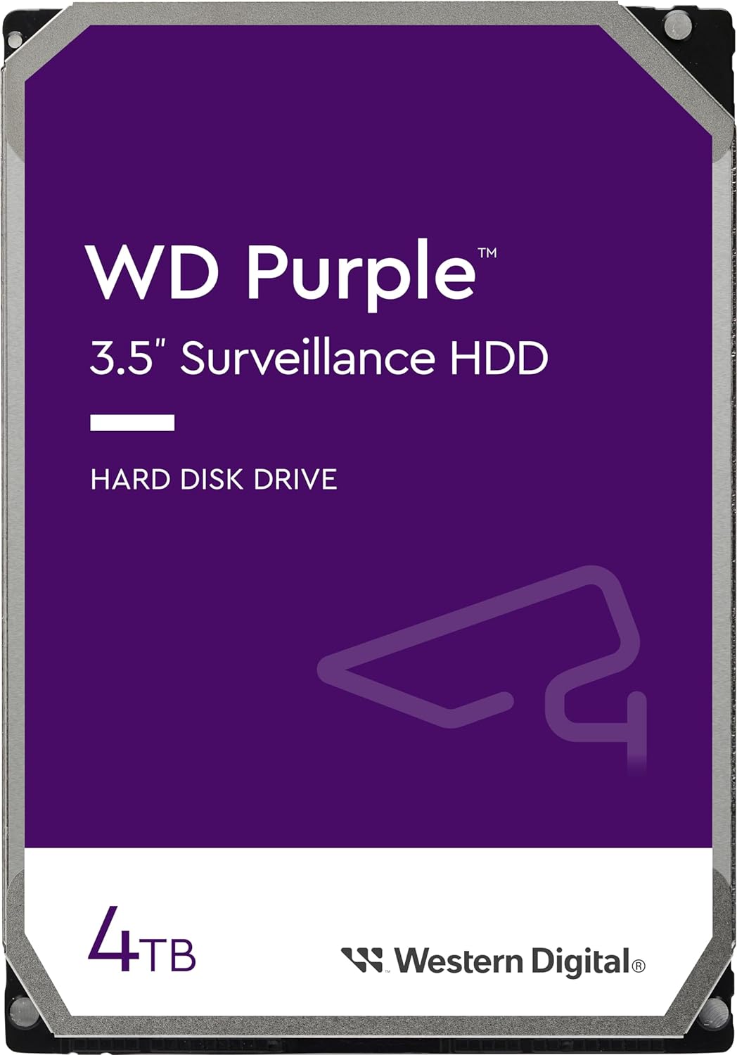 WD Purple Surveillance Hard Drive 4TB