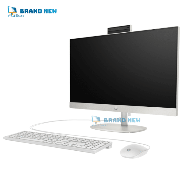 HP AIO 24-cr0127nh PC (91A36EA)-Intel® Core™ i7 1355U- 8 GB DDR4- 512GB NVMe™ M.2 SSD- Intel Iris® Xᵉ Graphics- 23.8"FHD (1920 x 1080), IPS- DOS- 1 Year Warranty 