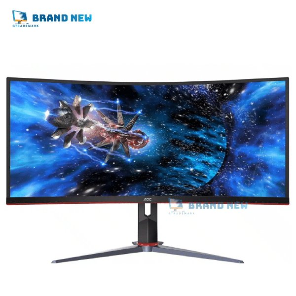AOC CU34G2X 34inch Curved Frameless Immersive Gaming Monitor- UltraWide QHD 3440×1440- VA Panel- 1ms 144Hz Freesync