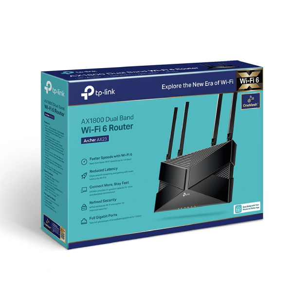 Archer AX23 AX1800 Dual-Band Wi-Fi 6 Router