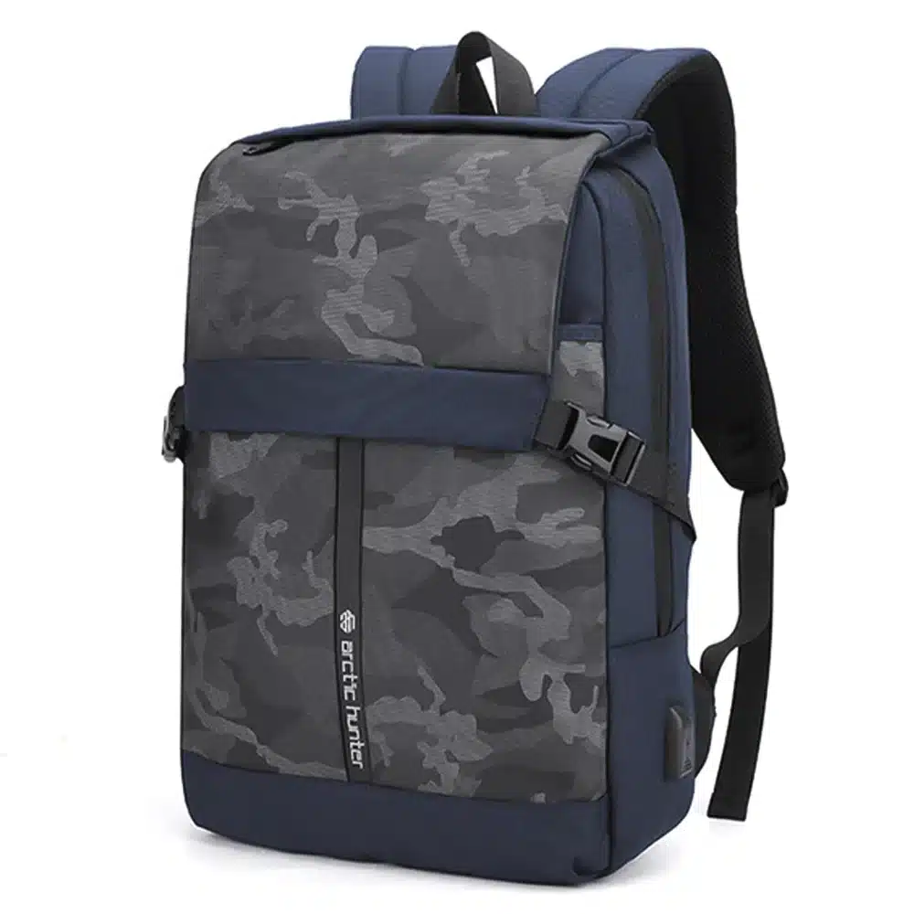 Arctic Hunter B00352 15.6-Inch Multi-functional Travel Laptop Waterproof Backpack -Blue