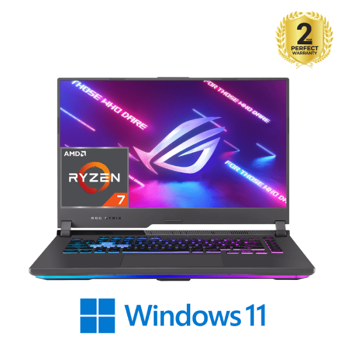 ASUS ROG STRIX G15 2022 G513RM-HF007W RYZEN 7 6800H – 16GB DDR5 – 1TB SSD – RTX 3060 6GB – 15.6 FHD 300HZ – WIN11