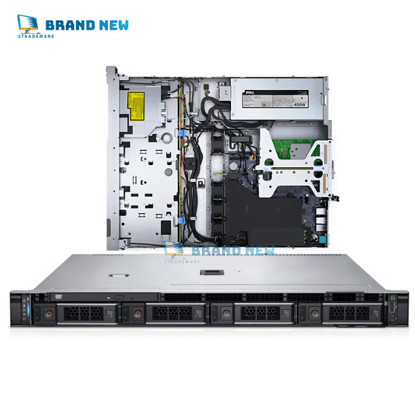 Dell PowerEdge R250 Rack Server - Intel Xeon E-2336, 32GB RAM, 3x2TB HDD, PERC H355, iDRAC9, 700W PSU, 4-Bay 3.5" Chassis, DVD-RW, TPM 2.0, 1U Form Factor, 3-Year Basic Warranty