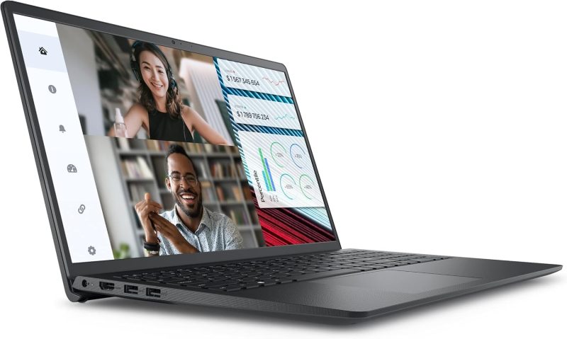 Dell Vostro 3520 Laptop, 12th Intel Core i3-1215U 6-Cores, 4GB RAM, 256GB SSD, Intel UHD Graphics, 15.6" FHD (1920 x 1080) 120Hz 250 nits Anti-Glare, Ubuntu, Carbon Black - Image 7