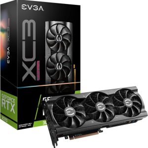 Evga 08G-P5-3755-KL GeForce RTX 3070 XC3 Ultra Gaming 8GB GDDR6 iCX3 Cooling ARGB LED Metal Backplate LHR Graphic Card