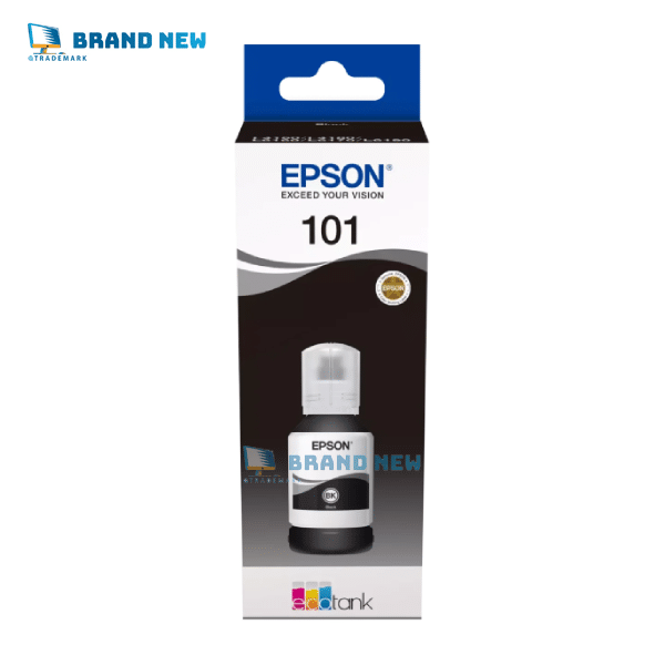 Epson 101 Ink Bottle Black EcoTank Original 127ml Single-pack C13T03V14A