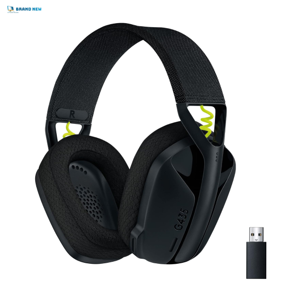 Logitech G435 LIGHTSPEED Wireless - Bluetooth Gaming Headset – Black and Neon Yellow