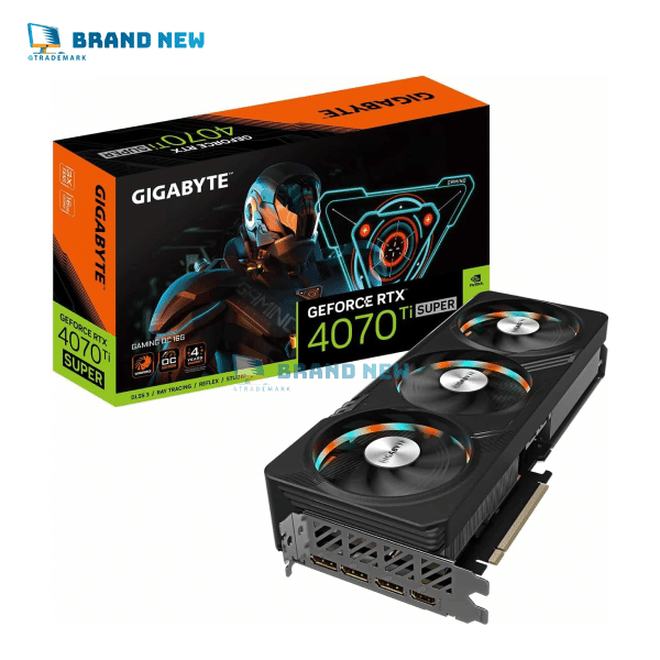 GIGABYTE GeForce RTX 4070 Ti Super Gaming OC 16G Graphics Card — 3X WINDFORCE Fans, 16GB 256-bit GDDR6X