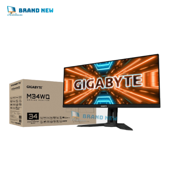 Gigabyte M34WQ EK 34 Inch 144Hz 1Ms WQHD IPS Gaming Monitor