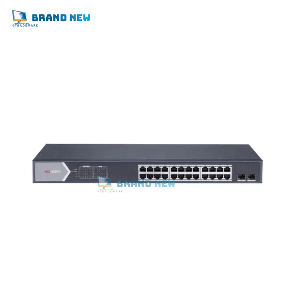 ​Hikvision DS-3E0526P-E/M 24 Port Gigabit Unmanaged PoE Switch - Blue