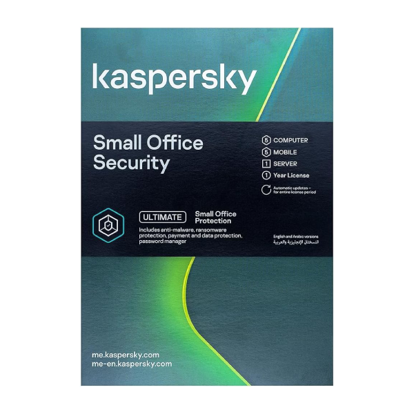 Kaspersky Small Office Security V7 – (1 Server + 10 Clients + 10 Mobile Devices Free) – 1-Year License