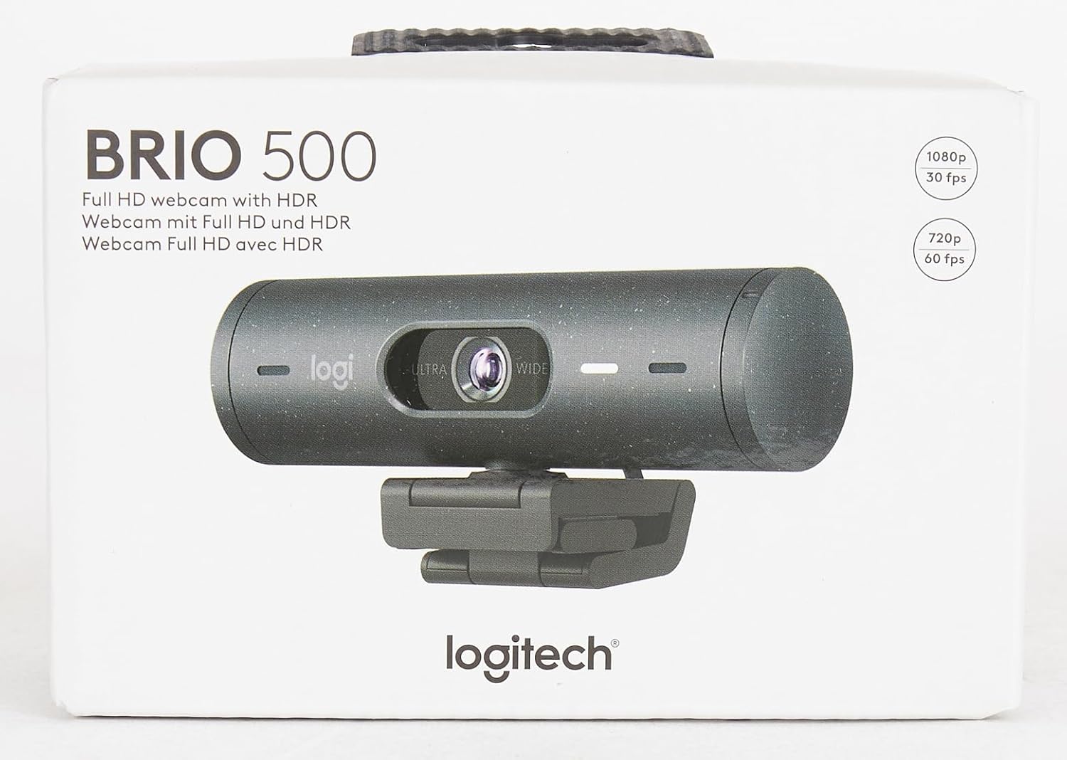 Logitech Brio 500 Full HD Webcam with Auto Light Correction- Dual Noise Reduction Mics-Rose