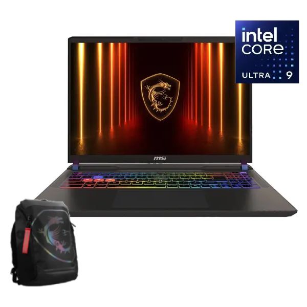 MSI Vector 16 HX AI A2XWIG Gaming Laptop– Core Ultra 9 275HX, RTX 5080 16GB, 32GB RAM, 1TB SSD, 16" QHD 240Hz, Windows 11 – Cosmos Gray