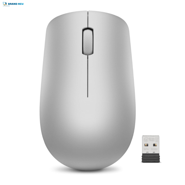 Lenovo 530 Wireless Mouse 1200 DPI Platinum Grey