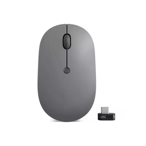 Lenovo Go USB-C Wireless Mouse Wireless connection via USB-C dongle , Rechargeable - Storm Grey (GY51C21210)