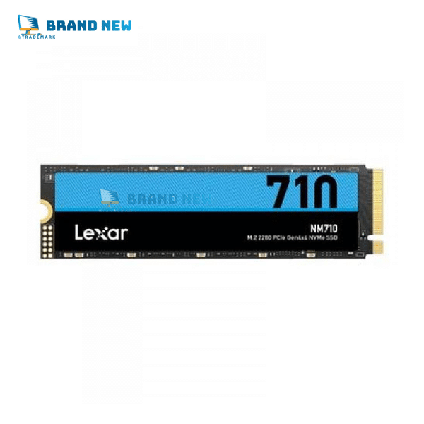 Lexar NM710 500GB M.2 PCIe Gen4x4 NVMe SSD - Up to 5000MB/s Read Speed