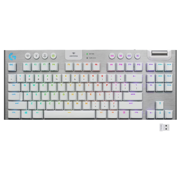 Logitech G915 TKL Tenkeyless Lightspeed Wireless RGB Mechanical Gaming Keyboard
