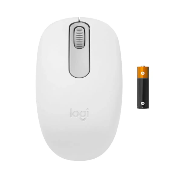 Logitech M196 Bluetooth Wireless Mouse - Off-White