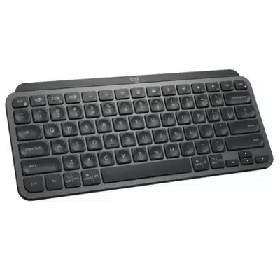Logitech MX Keys Mini Wireless Illuminated Keyboard – Arabic Layout – Black | Compact Design, Smart Backlight, USB-C Rechargeable (920-010503)
