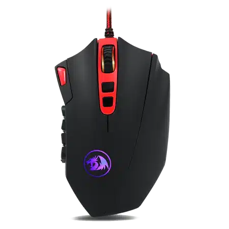Redragon M901 Perdition 24000DPI MMO Mouse LED RGB Wired Gaming Mouse