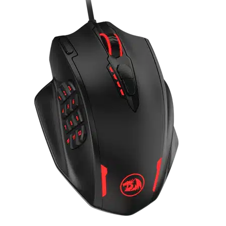 REDRAGON M602 RGB WIRED GAMING MOUSE RGB SPECTRUM BACKLIT ERGONOMIC MOUSE GRIFFIN PROGRAMMABLE WITH 7 BACKLIGHT MODES UP TO 7200 DPI FOR WINDOWS PC GAMERS (BLACK)