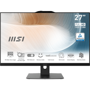 MSI Modern AM272P All-in-One Desktop -Intel Core i5-1235U- 16GB RAM- 512GB SSD- 27'' FHD IPS- Free DOS