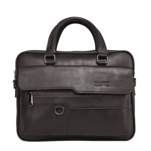 BAG-ELITE-ELEGANT LEATHER-DARK BROWN