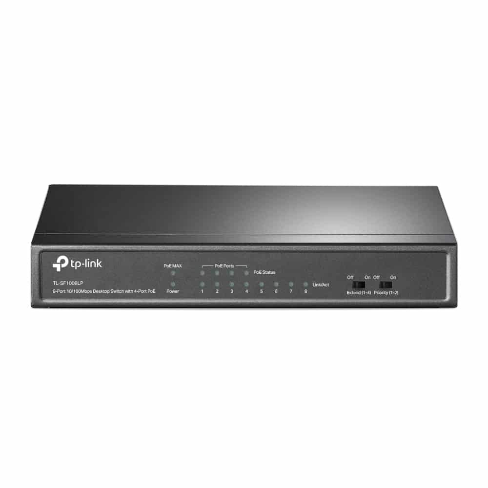 Tp-link TL-SF1008LP 8-Port 10/100Mbps Desktop Switch with 4-Port PoE