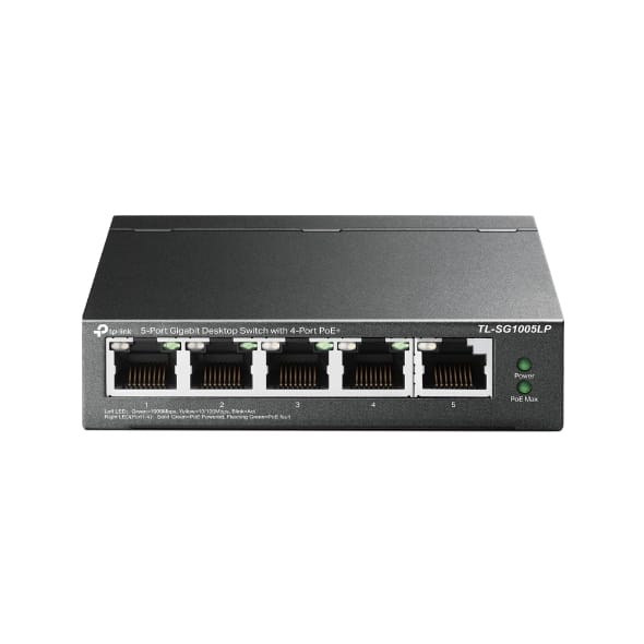 TL-SG1005LP 5-Port Gigabit Desktop Switch with 4-Port PoE+