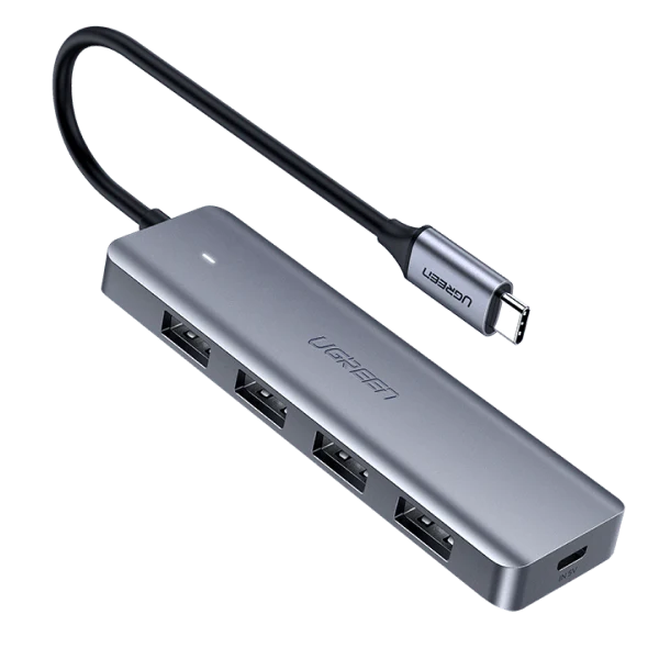 UGREEN 70336 4-Port USB3.0 Hub with USB-C Power Supply