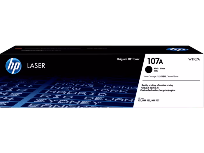 HP 107A Black Original Laser Toner Cartridge (W1107A)